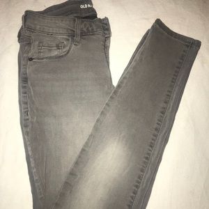 Old Navy Rockstar Jeans Grey 4 Petite